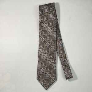 Point Zero Geometric Black and Gray Tie